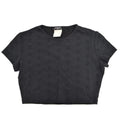 Chanel 1997 Spring CC logo-embroidered cropped T-shirt