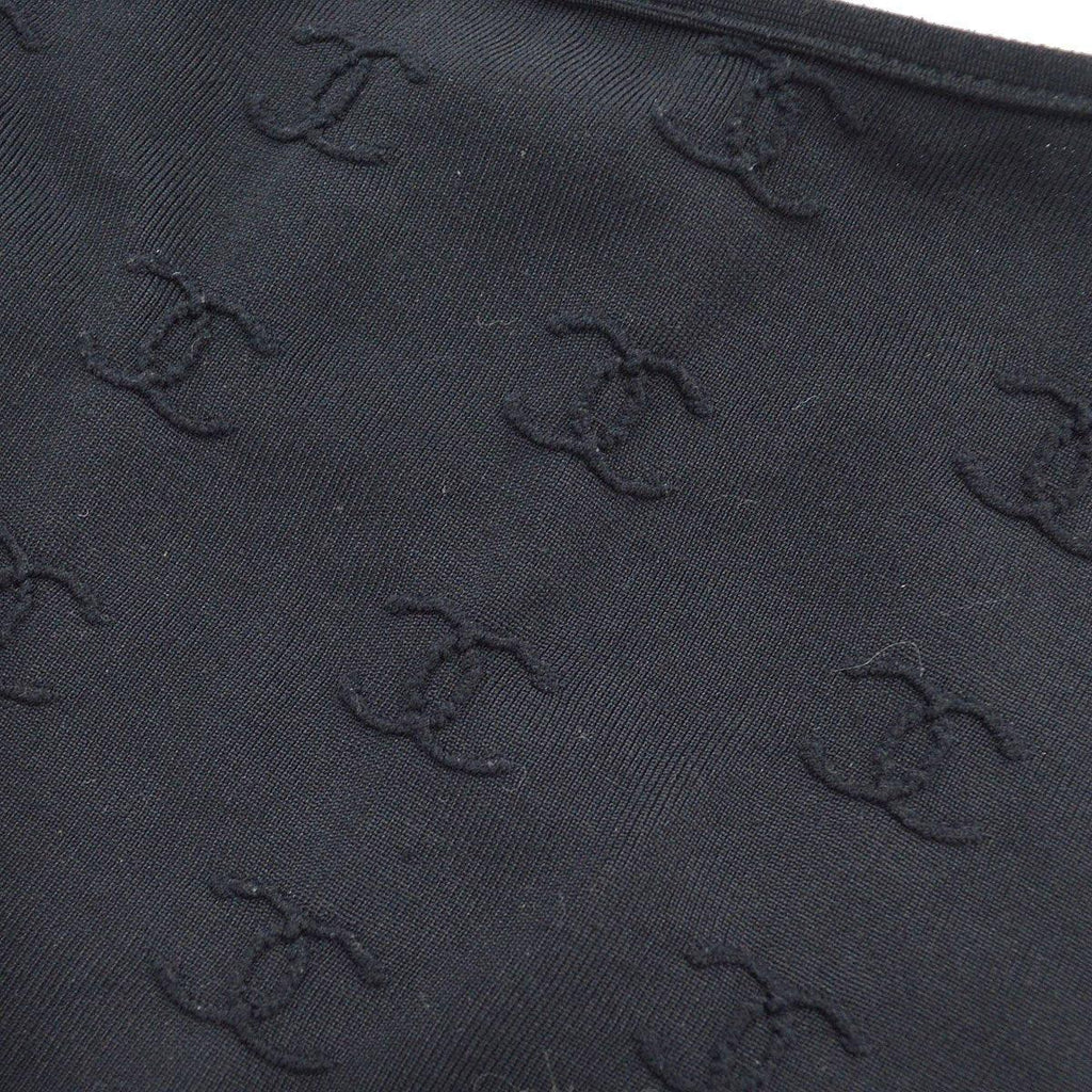 Chanel 1997 Spring CC logo-embroidered cropped T-shirt