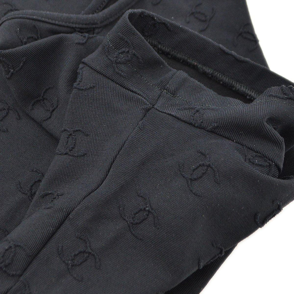 Chanel 1997 Spring CC logo-embroidered cropped T-shirt