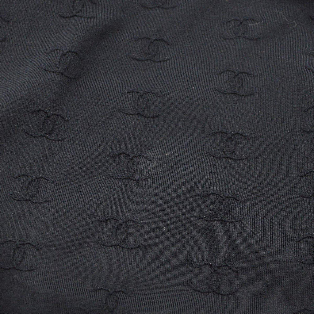 Chanel 1997 Spring CC logo-embroidered cropped T-shirt