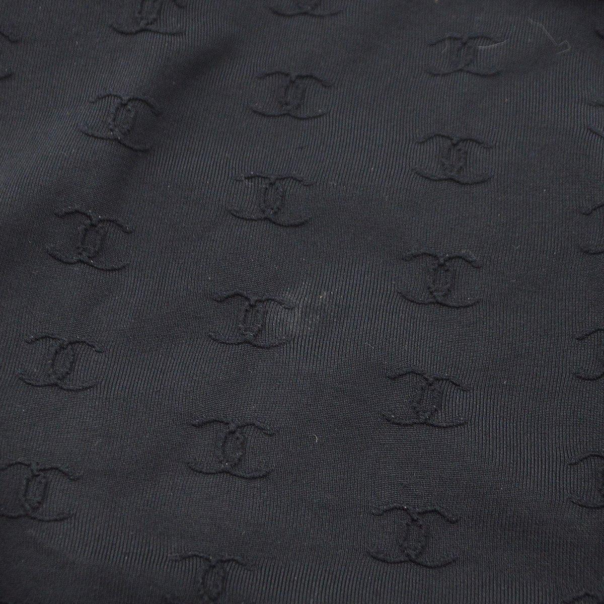 Chanel 1997 Spring CC logo-embroidered cropped T-shirt