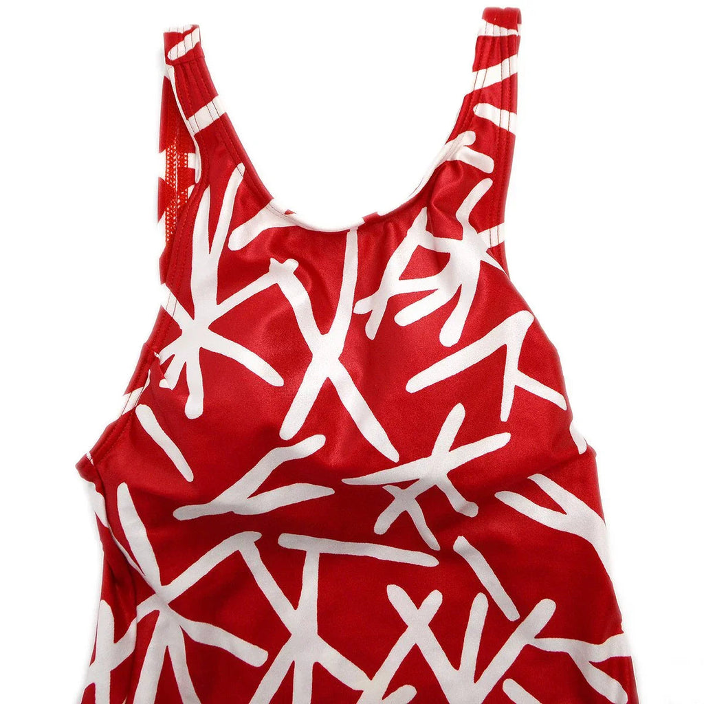 Christian Dior abstract print swimsuit #M