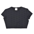 Chanel Spring 1997 CC logo-embroidered cropped T-shirt #42