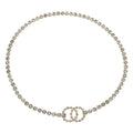 Chanel 1995 Rhinestone Gold Chain Belt