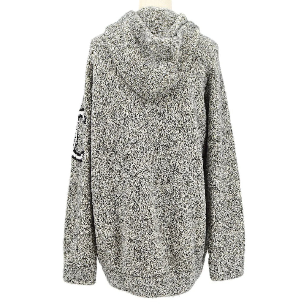 CHANEL 2007 CC penguin-motif knitted hoodie #42