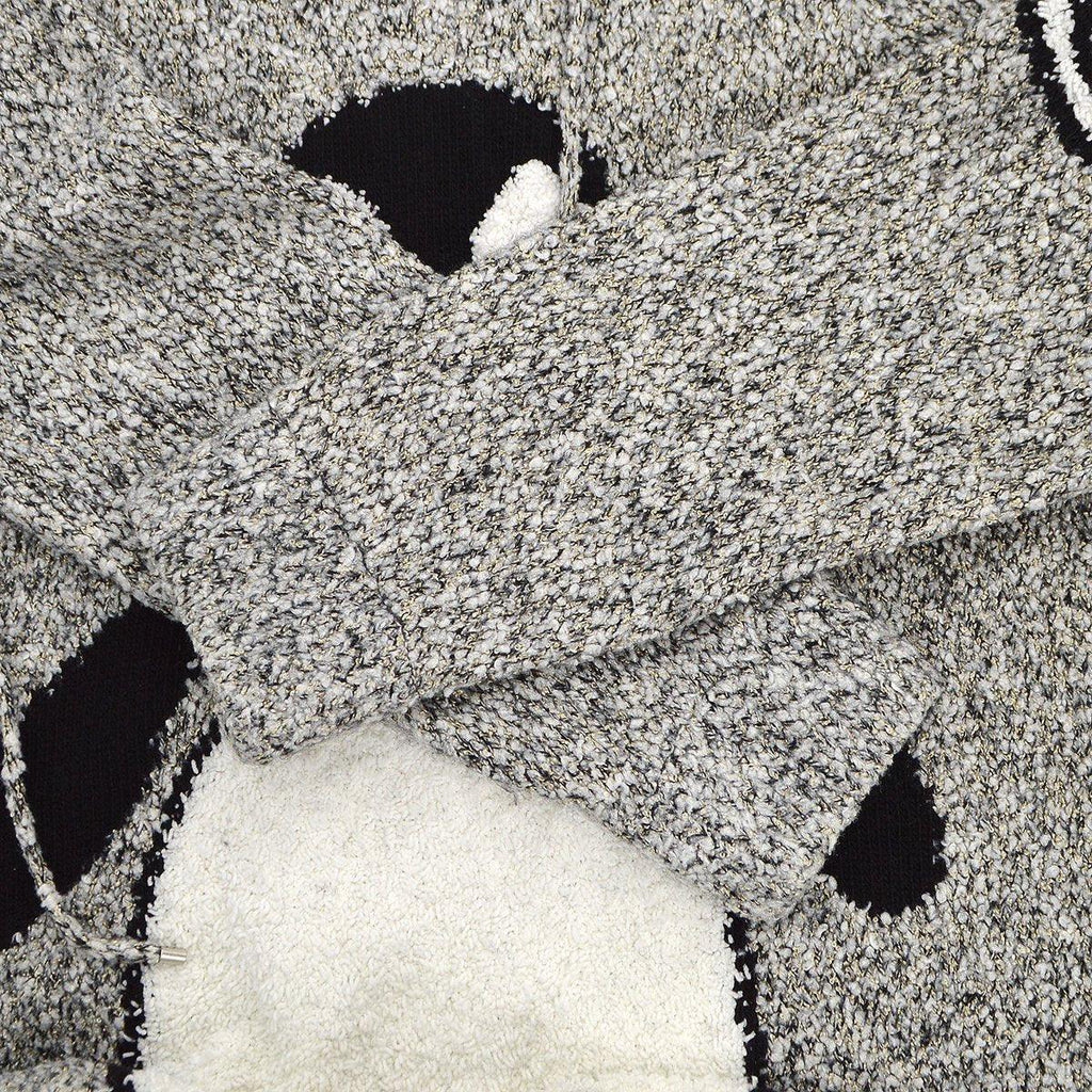 CHANEL 2007 CC penguin-motif knitted hoodie #42