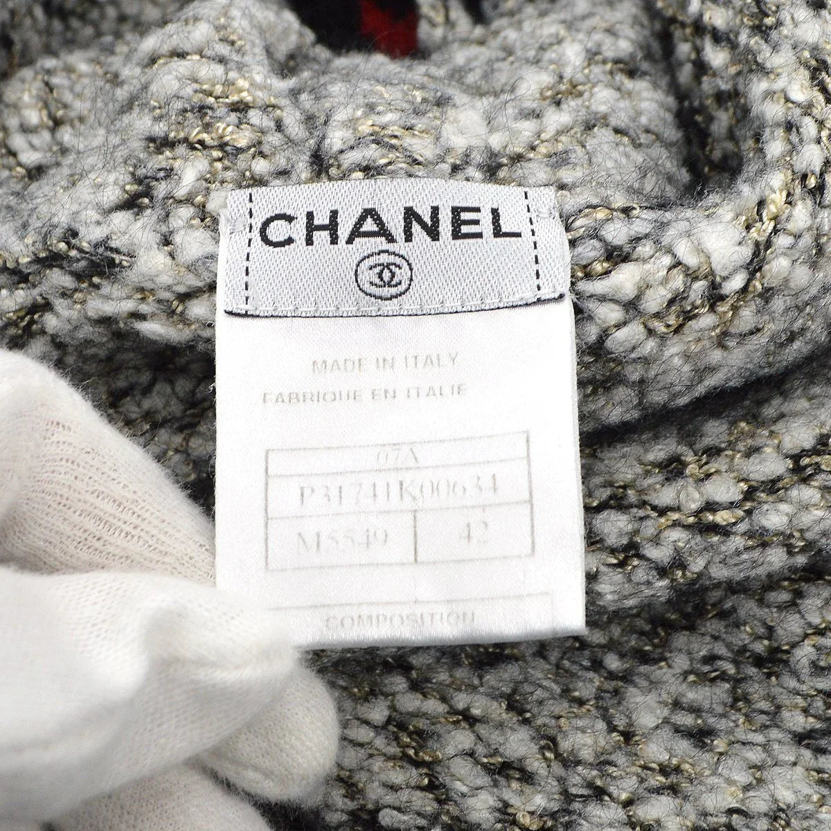 CHANEL 2007 CC penguin-motif knitted hoodie #42