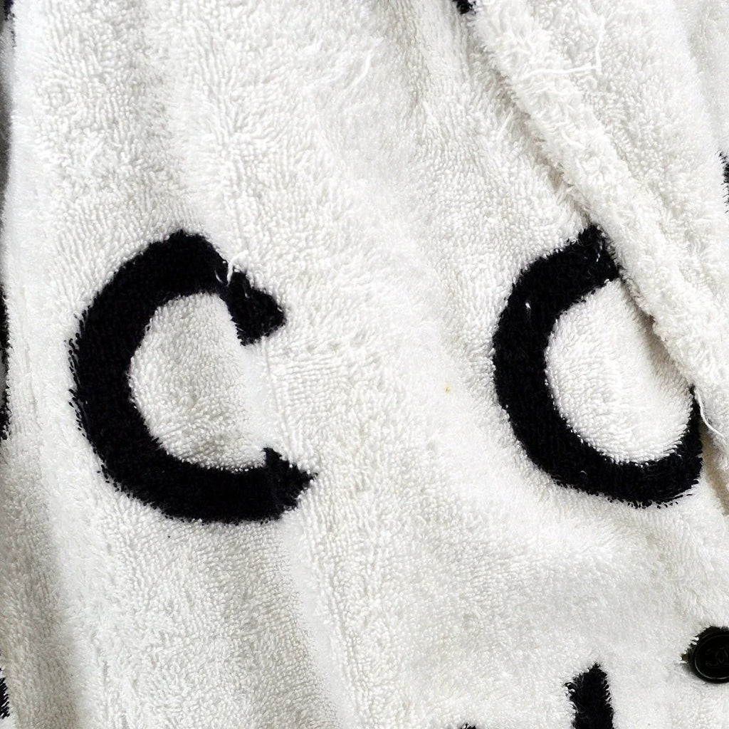 Chanel * Cruise 1993 Spring logo print double breasted jacket