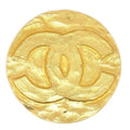CHANEL Medallion Brooch Gold 94P