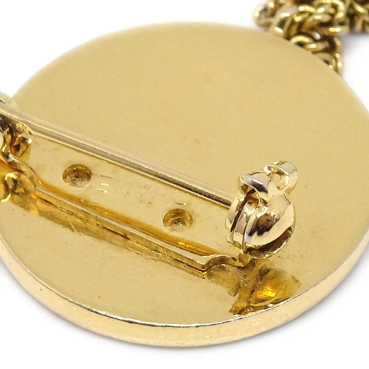 CHANEL Bag Brooch Pin Gold
