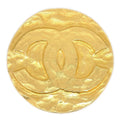 CHANEL 1994 Medallion Brooch Pin Gold
