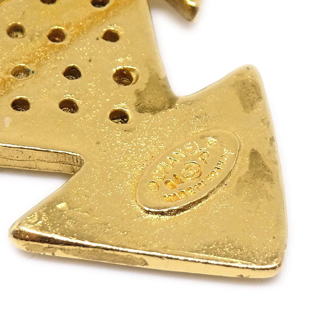 CHANEL 1994 Brooch Pin Gold