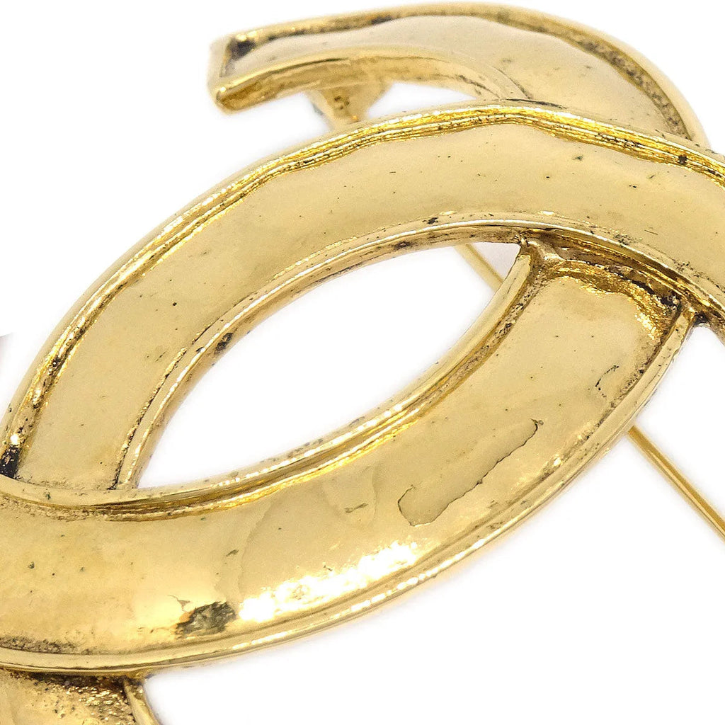 CHANEL 1994 CC Brooch Pin Gold