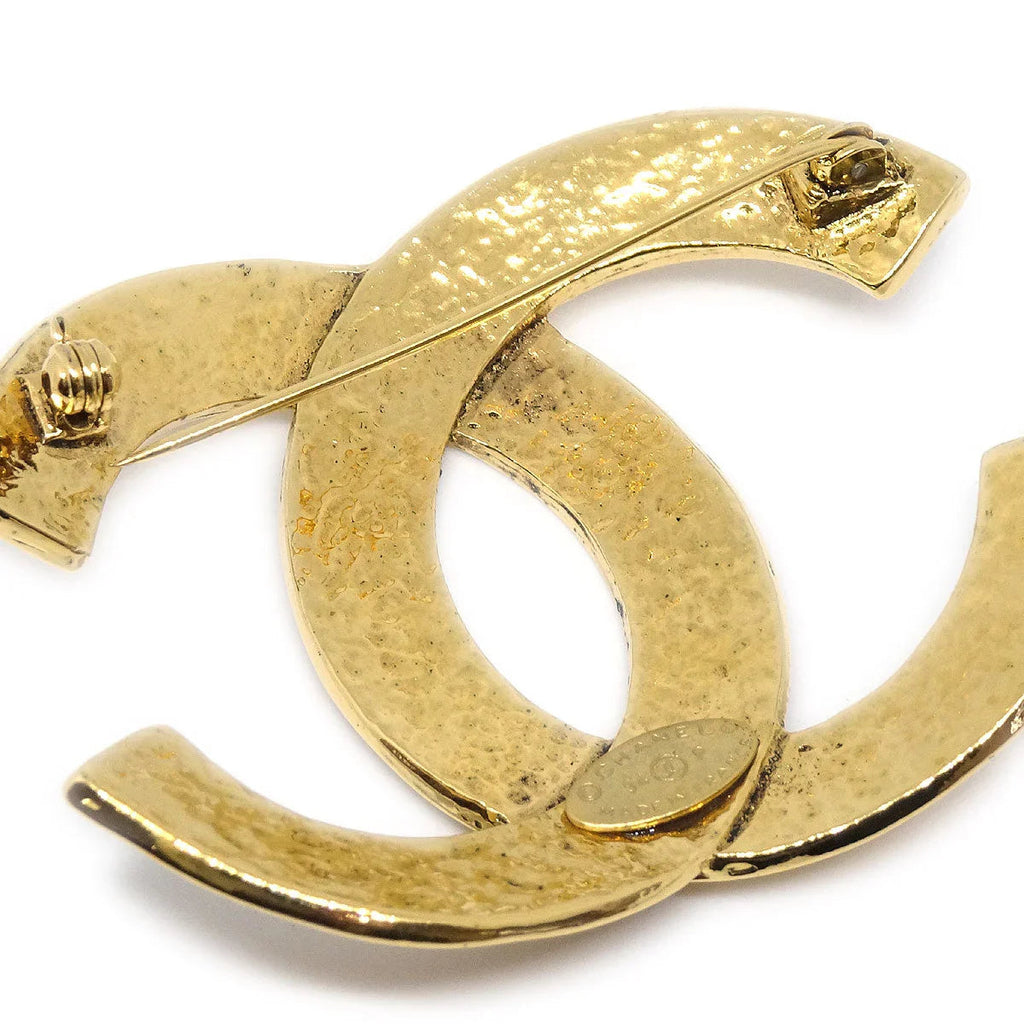 CHANEL 1994 CC Brooch Pin Gold