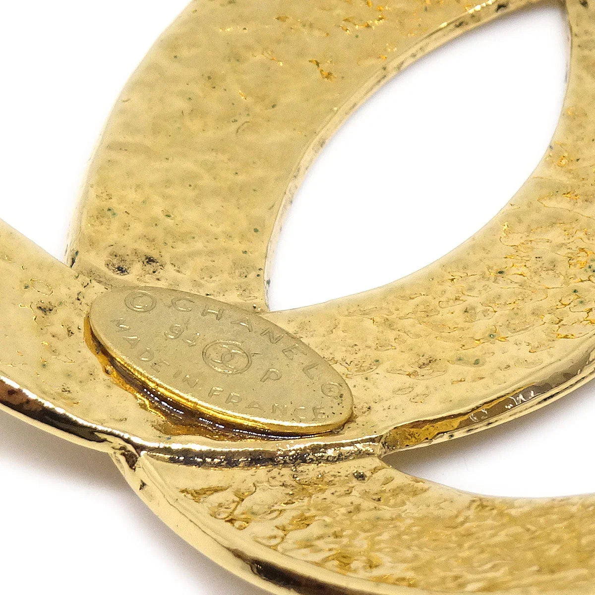 CHANEL 1994 CC Brooch Pin Gold