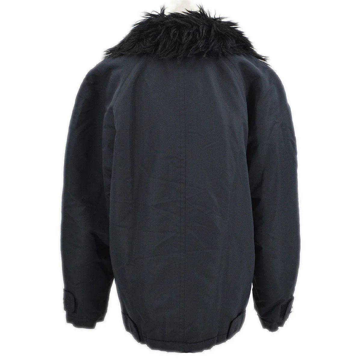 CHANEL O3095 #34 Zip-up Coat Black Fur