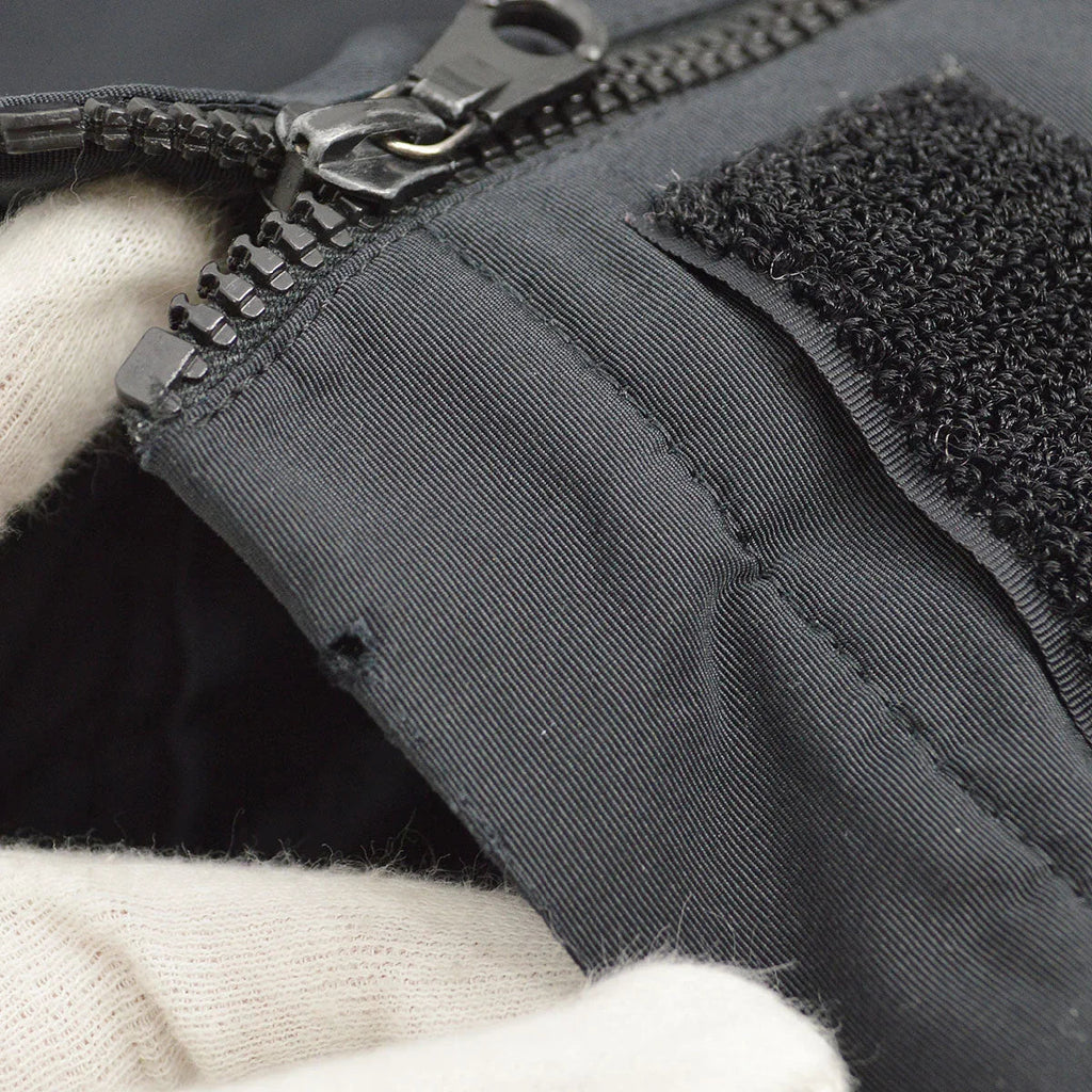 CHANEL O3095 #34 Zip-up Coat Black Fur