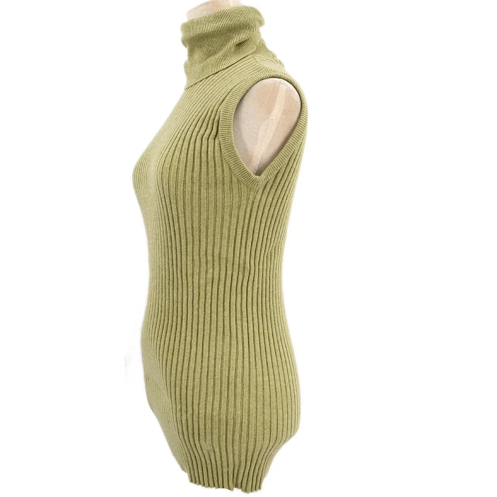 Chanel Fall 1993 ribbed knitted top #42