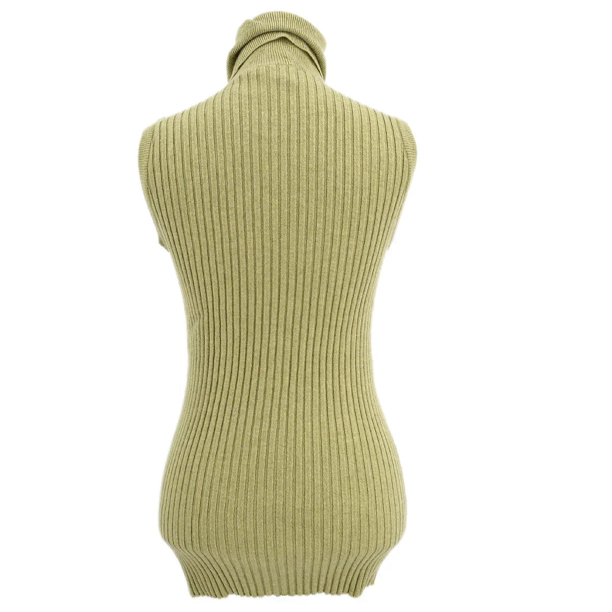 Chanel Fall 1993 ribbed knitted top #42