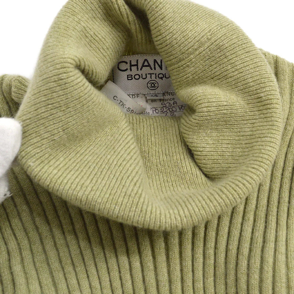 Chanel Fall 1993 ribbed knitted top #42