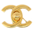 CHANEL Turnlock Brooch Gold-Plated 96A