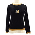 FENDI FF patch long-sleeved T-shirt