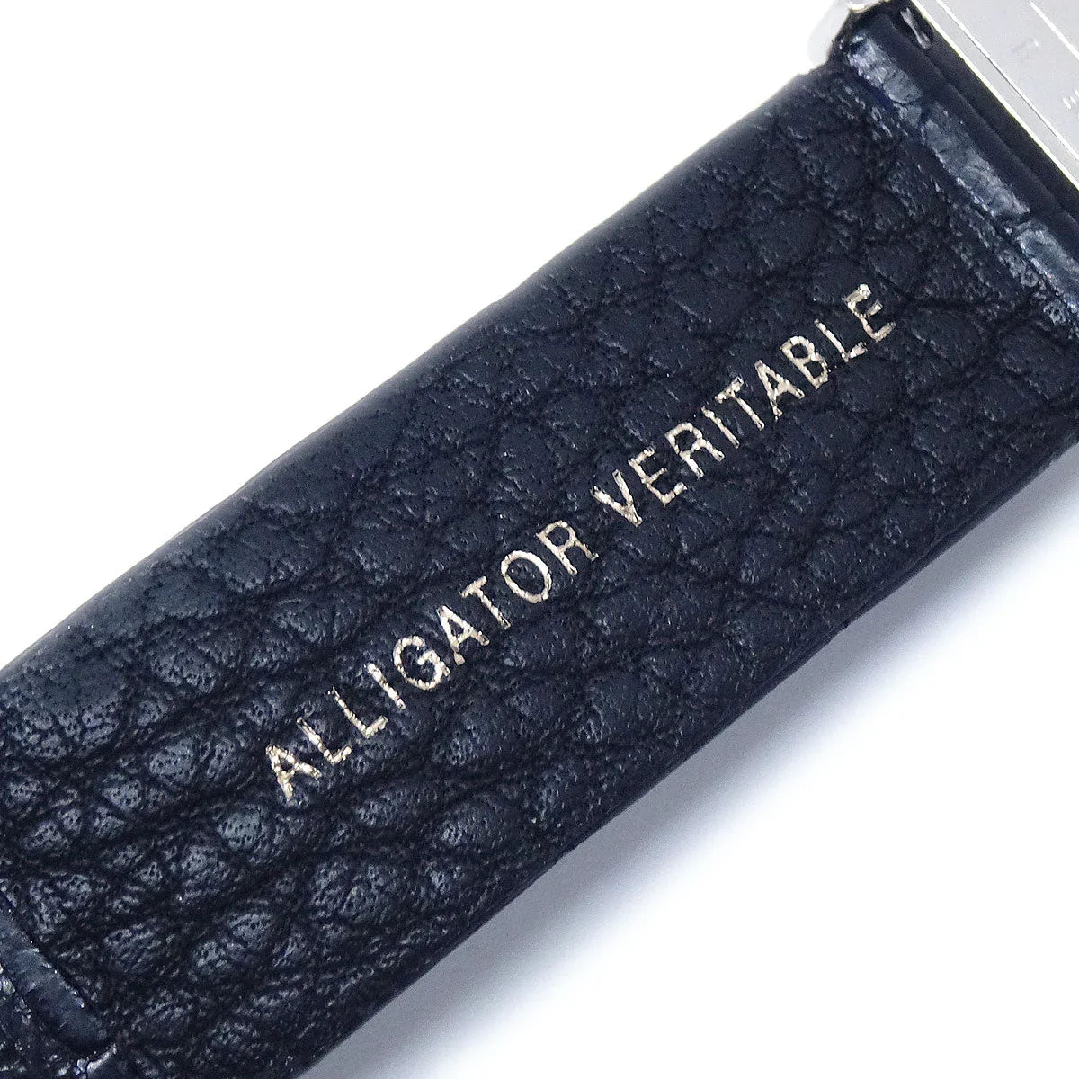 Chanel Matelasse Watch 18KWG Diamond Alligator