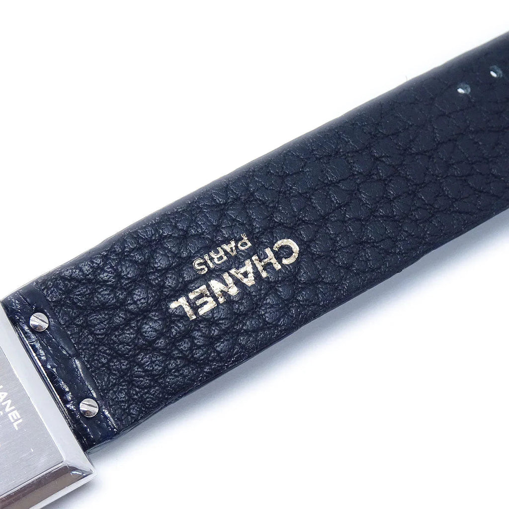Chanel Matelasse Watch 18KWG Diamond Alligator