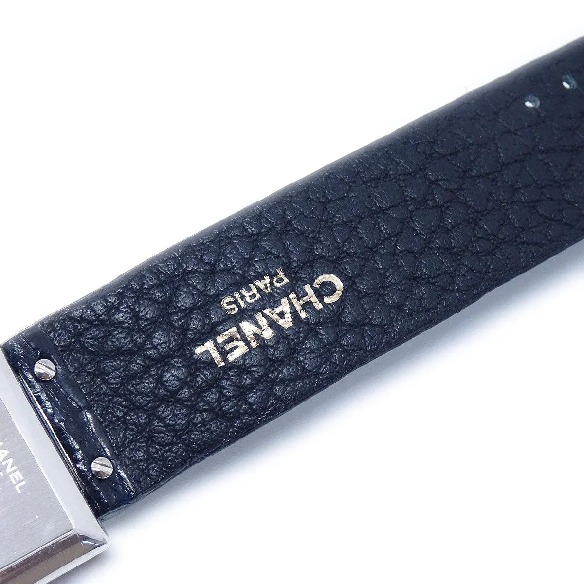 Chanel Matelasse Watch 18KWG Diamond Alligator