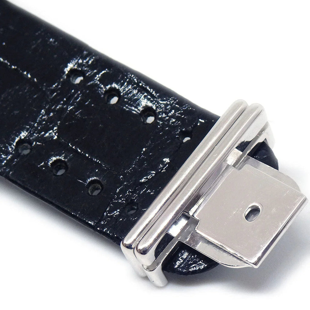 Chanel Matelasse Watch 18KWG Diamond Alligator