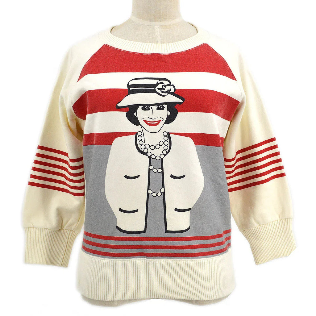 Chanel 2001 Mademoiselle print sweatshirt #40