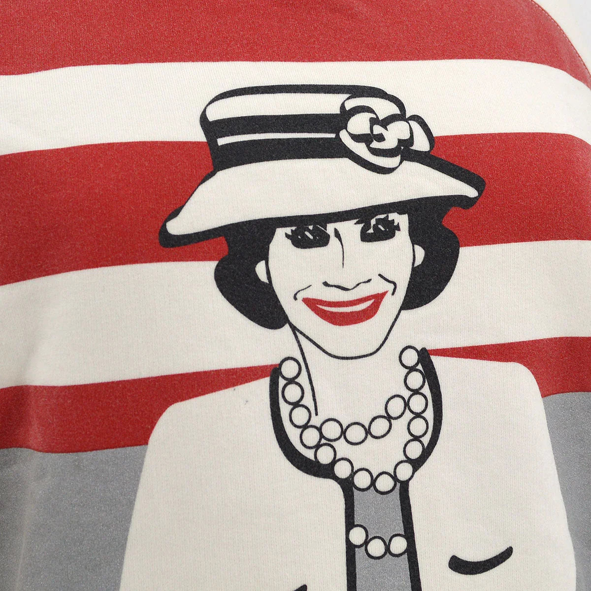 Chanel 2001 Mademoiselle print sweatshirt #40