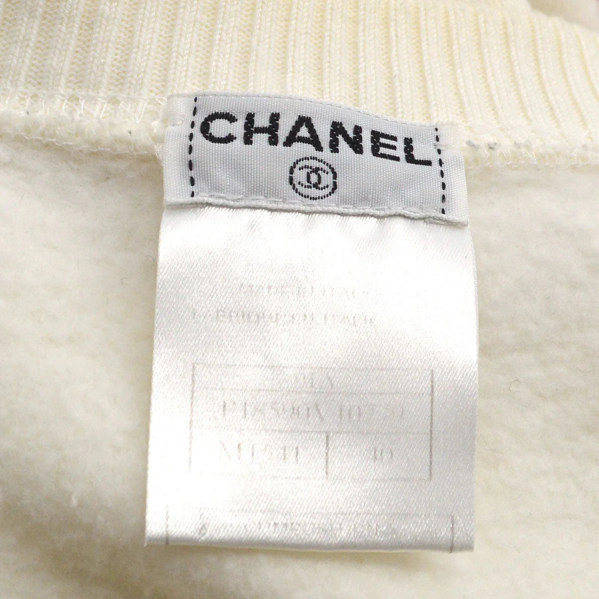 Chanel 2001 Mademoiselle print sweatshirt #40