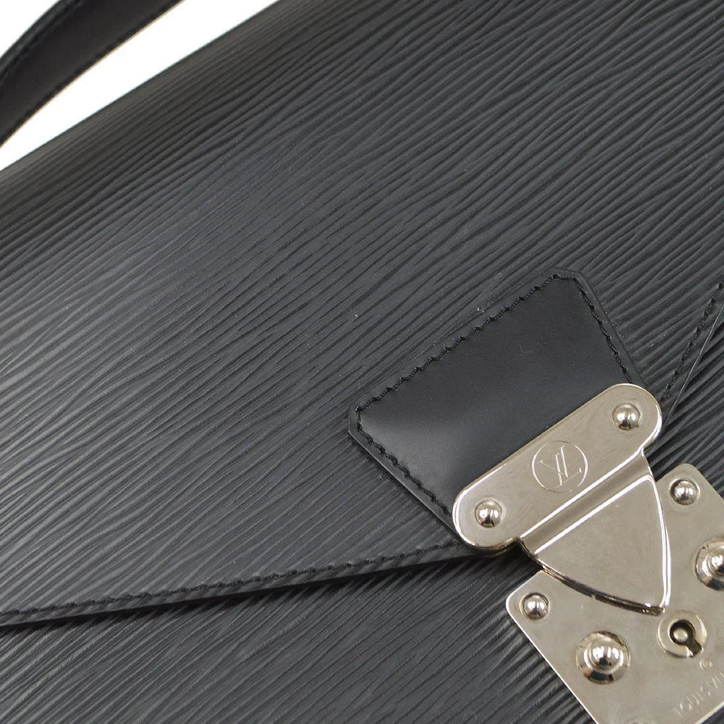 Louis Vuitton 2006 Black Epi Monceau 28 M52792