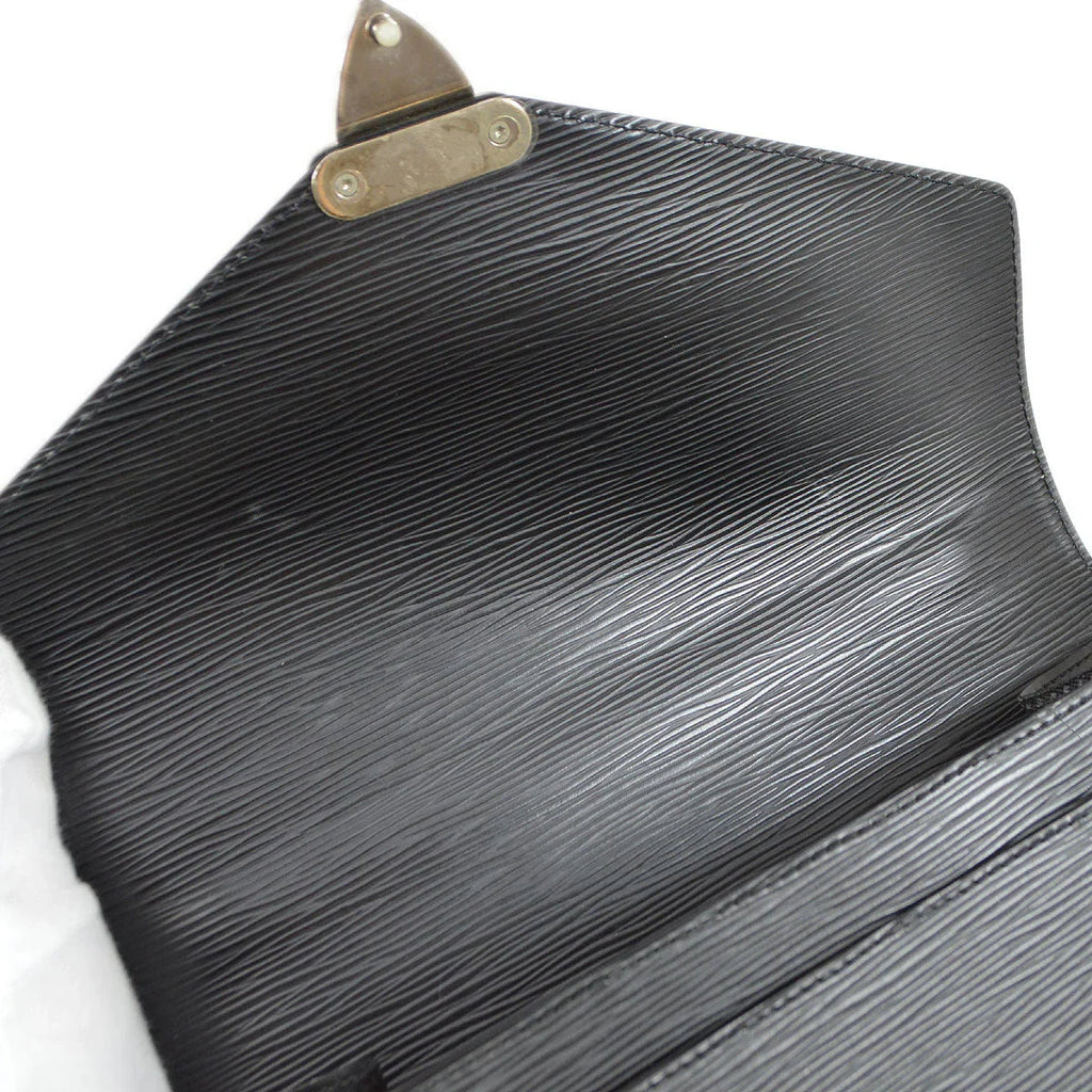 Louis Vuitton 2006 Black Epi Monceau 28 M52792