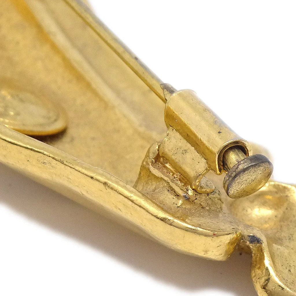 CHANEL Hat Brooch Pin Corsage Gold