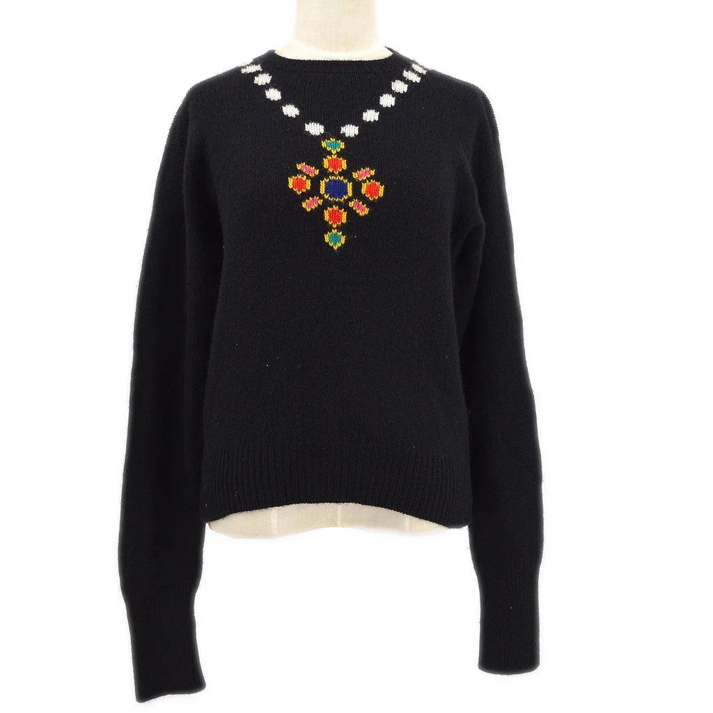 CHANEL 1995 Fall intarsia knit jumper #44