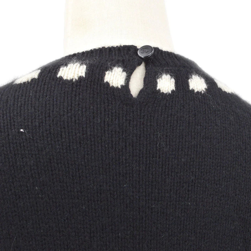 CHANEL 1995 Fall intarsia knit jumper #44