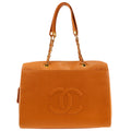 CHANEL 1997-1999 Timeless Zipper Top Tote Small