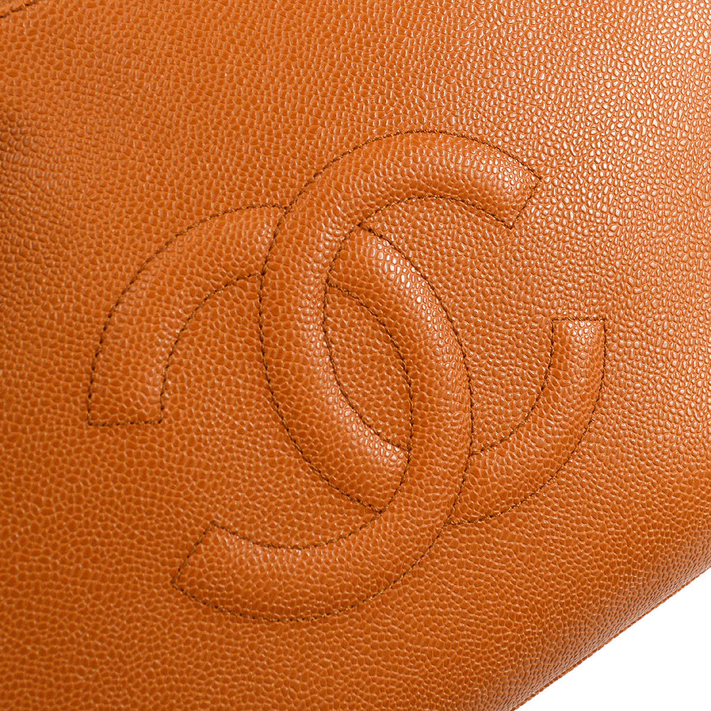 CHANEL 1997-1999 Timeless Zipper Top Tote Small