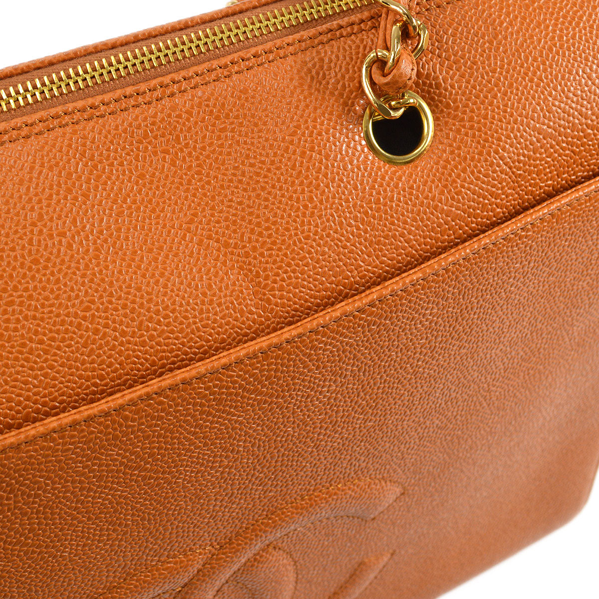 CHANEL 1997-1999 Timeless Zipper Top Tote Small