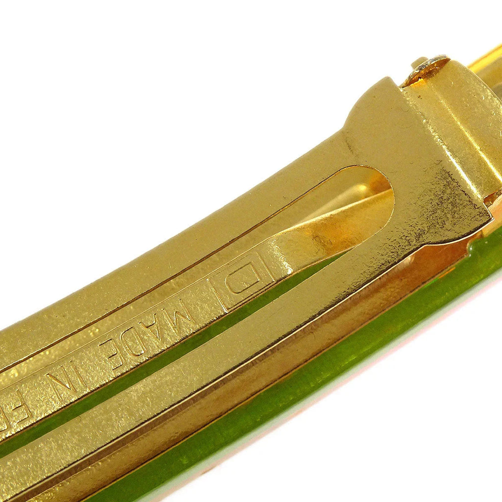 Chanel Rainbow Lucite Hair Clip Barrette 97P