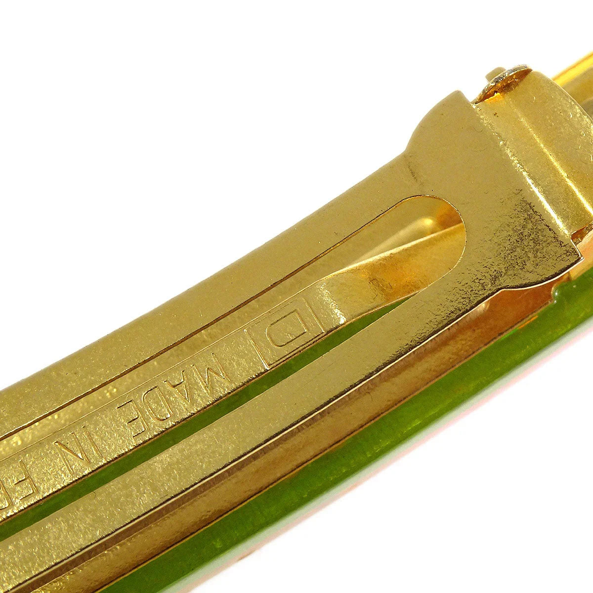 Chanel Rainbow Lucite Hair Clip Barrette 97P