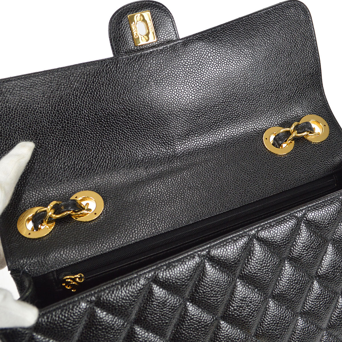 CHANEL 1997-1999 Classic Flap Jumbo