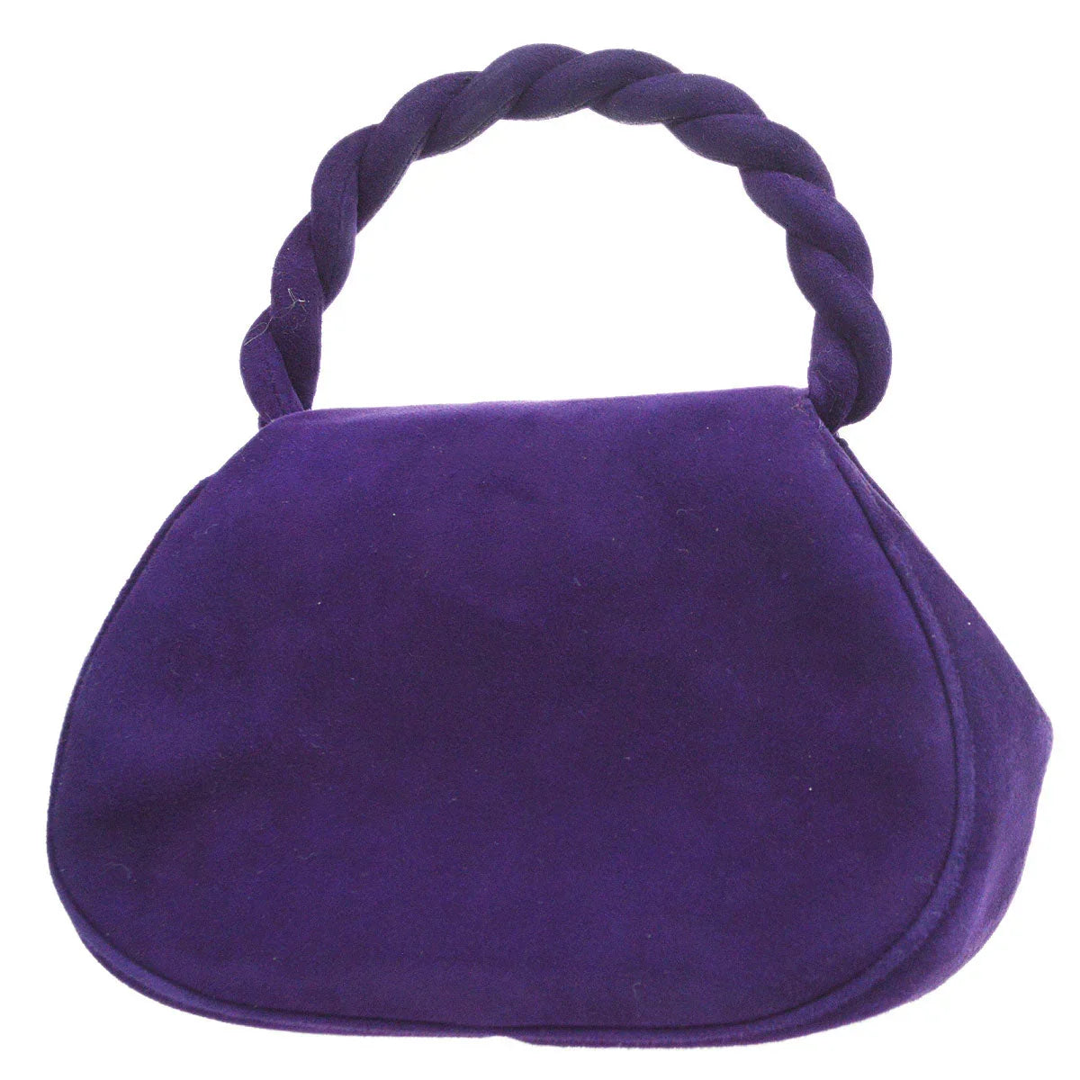 CHANEL * 1996-1997 Handbag Purple Suede