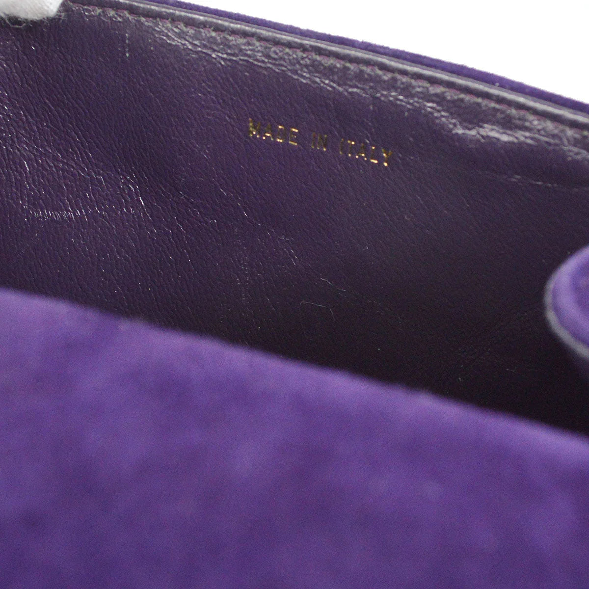 CHANEL * 1996-1997 Handbag Purple Suede
