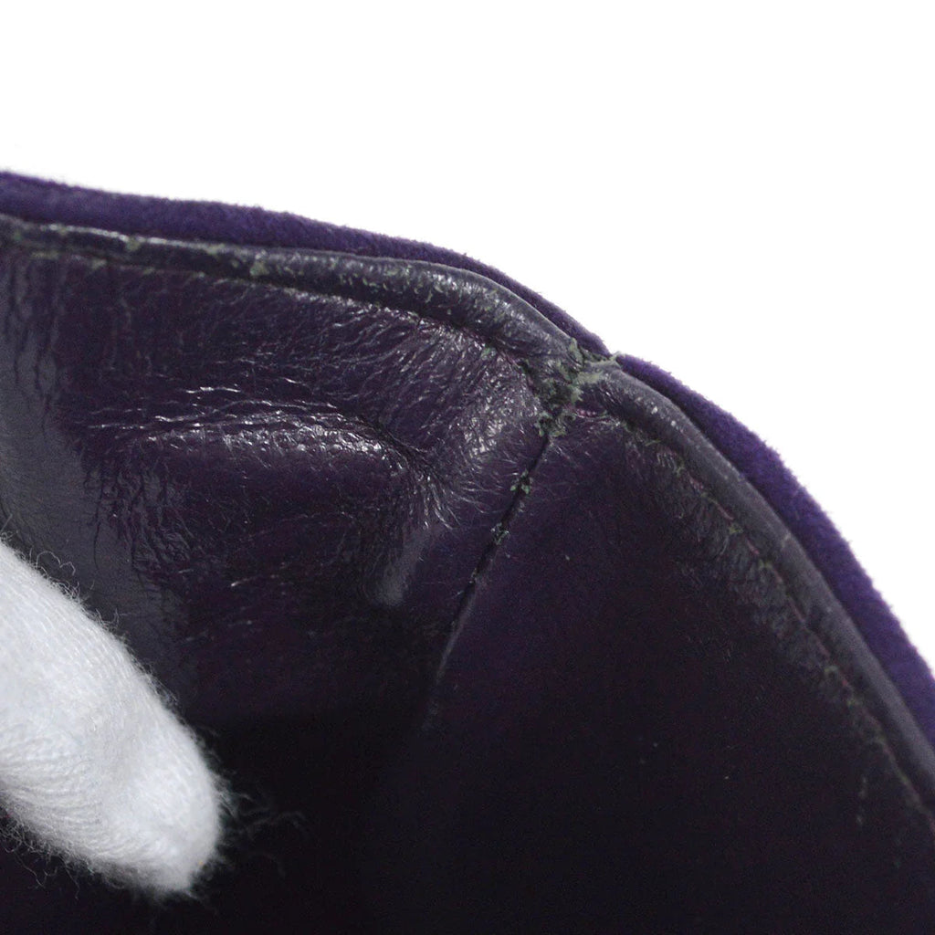 CHANEL * 1996-1997 Handbag Purple Suede