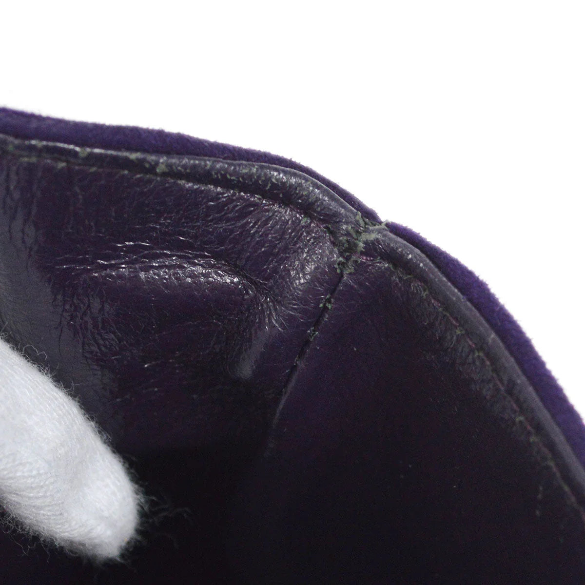 CHANEL * 1996-1997 Handbag Purple Suede