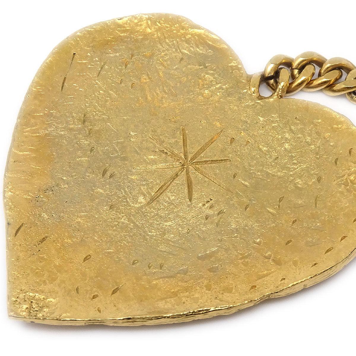 Chanel 1993 Arrow Heart Brooch Gold 93P