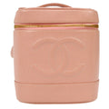 Chanel 2003-2004 Timeless Vanity Handbag Pink Caviar